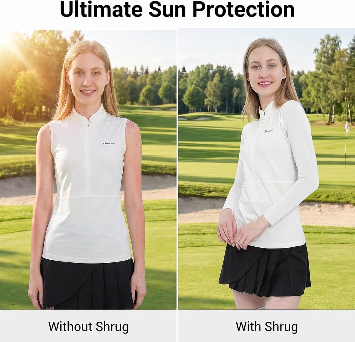 Women'S Golf Cooling Shawl Outdoor Sun Protection Arm Sleeves