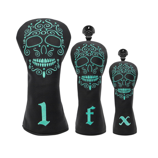 Skull Embroidered Golf Club Headcovers