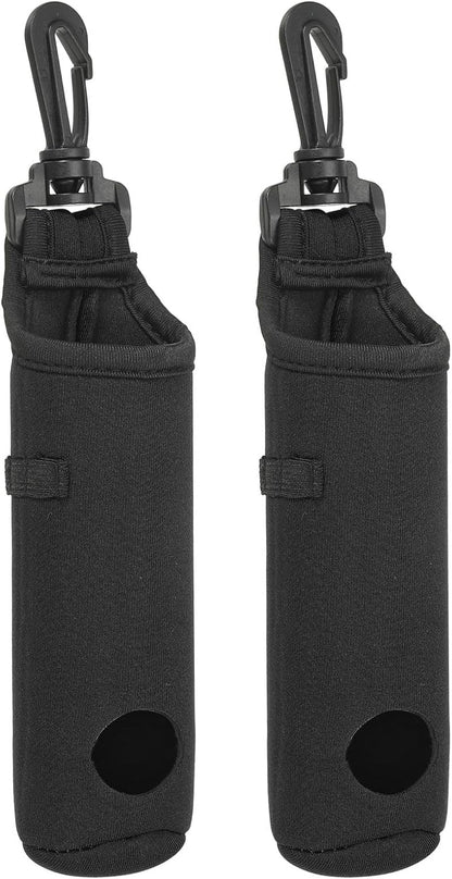 Golf Ball Carry Bag, Golf Tee Holder Pouch Portable Neoprene Golf Ball Holder with Clip for Men and Women Storage Gift