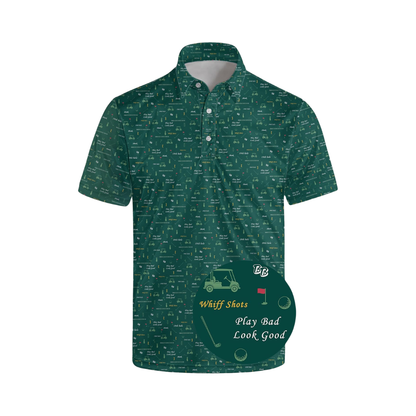 Men's Moisture-Wicking Golf Polo Shirt