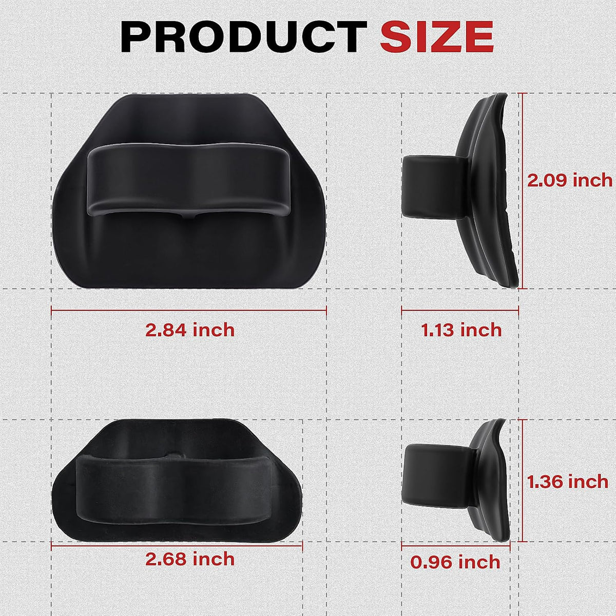 Golf Swing Training Aid, Golf Grip Training Aid Tool, Ergonomic Silicone Upgrade T Grip Trainer Kit for Improve Posture