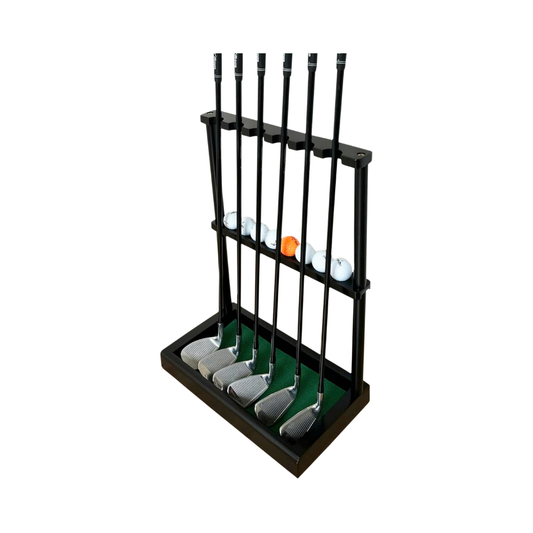 Solid Wood Golf Club & Putter Rack