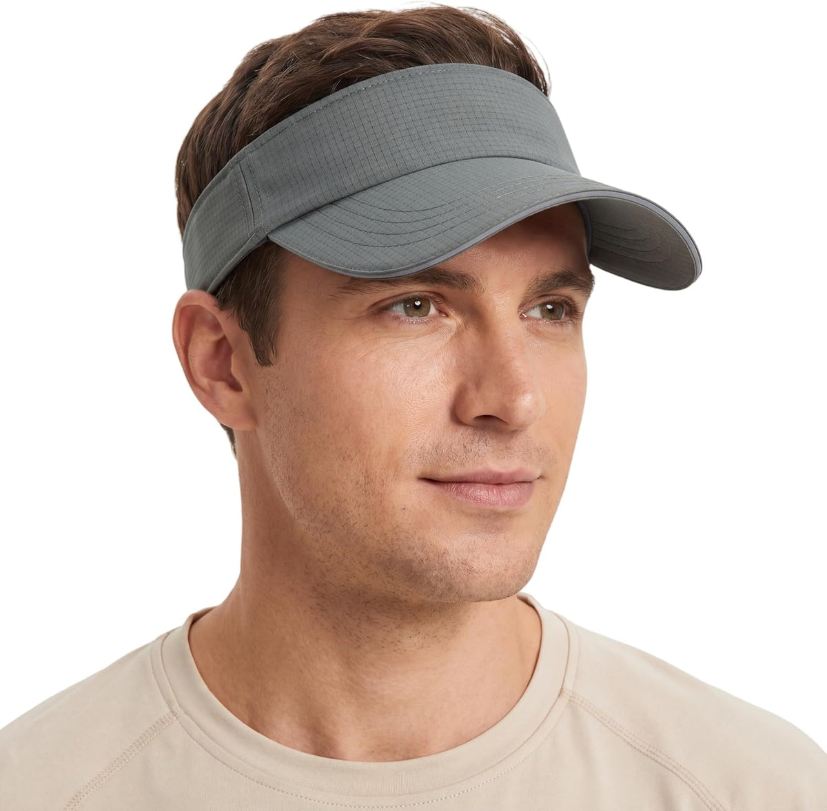 UPF50+ Sports Sun Visor Men Women Lightweight Packable Cooling Visor Hat for Running Tennis Golf