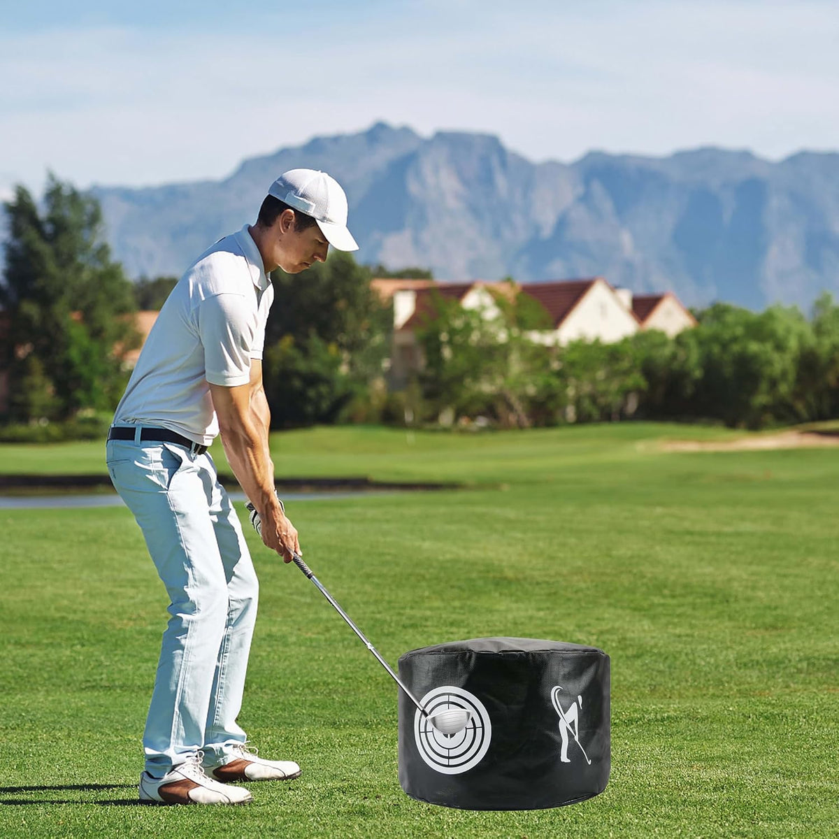 Golf Impact Bag Golf Hitting Bag Hitting Bag Golf Impact Power Smash Bag Swing Training Aids Waterproof Durable