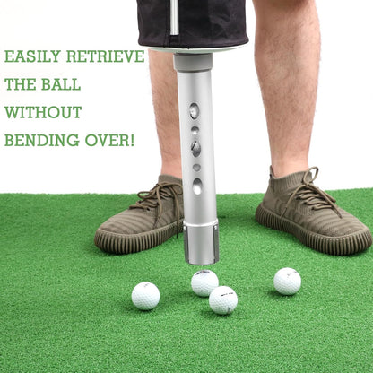 Golf Ball Shag Bag with Aluminum Handle and Frame | Shag Bag for Golf Balls Golf Ball Retriever | Hold up to 70 Balls (Black)