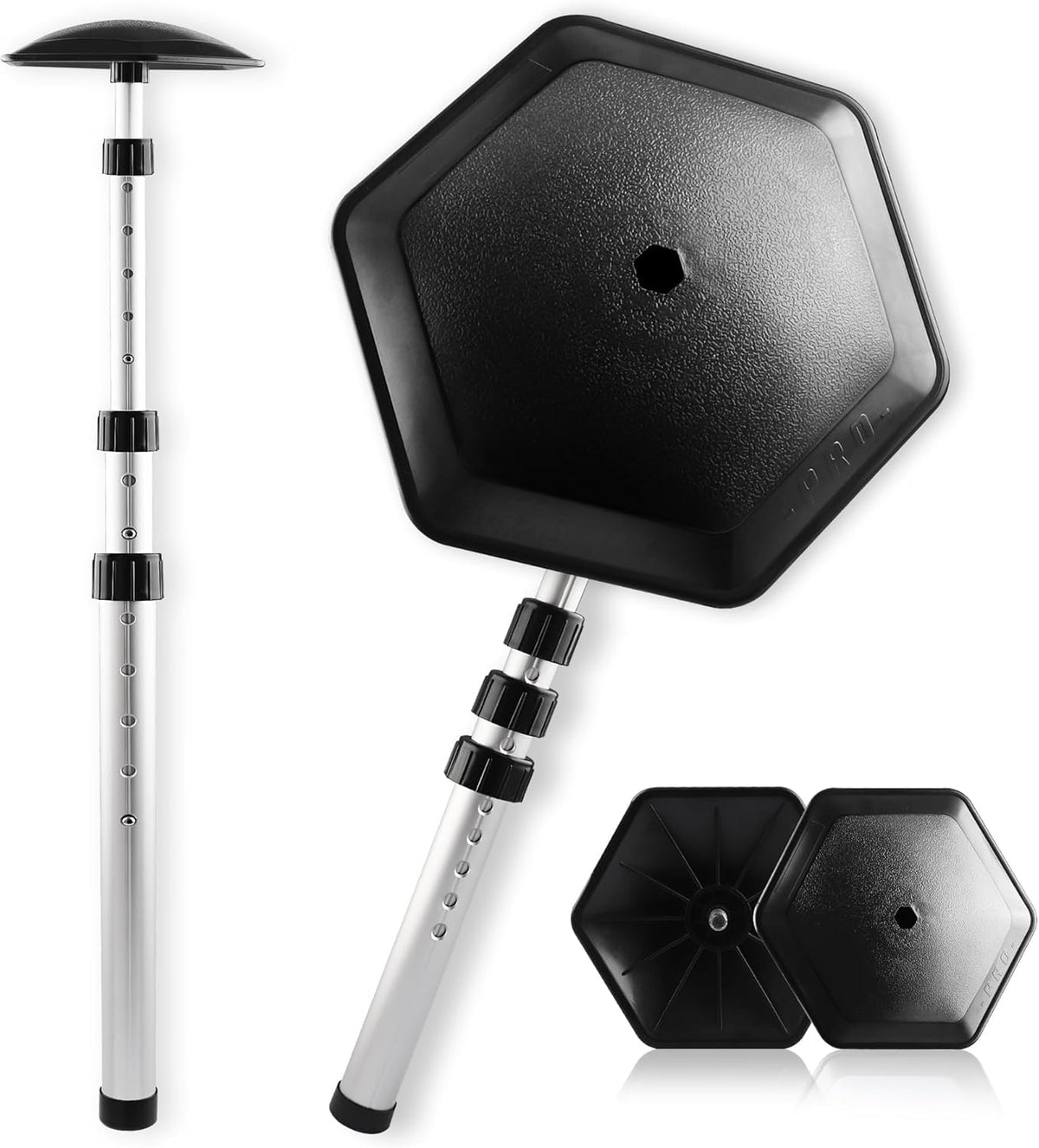 Golf Travel Bag Support Pole - Anti-Impact Golf Club Protector Support Golf Travel Bag Cover and Aluminum Alloy Golf Rod Stick to Protect Golf Clubs
