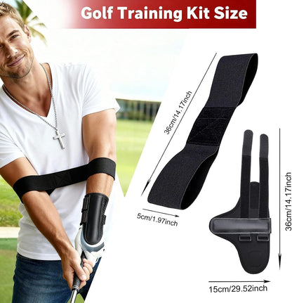 2Pcs Wrist Trainer Pro Golf, Final Putt Wrist Trainer, Golf Wrist Brace with Slider Golf Training Aid, Golf Swing Corrector for Wrist Angle and Muscle Memory Development