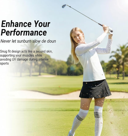 Women'S Golf Cooling Shawl Outdoor Sun Protection Arm Sleeves