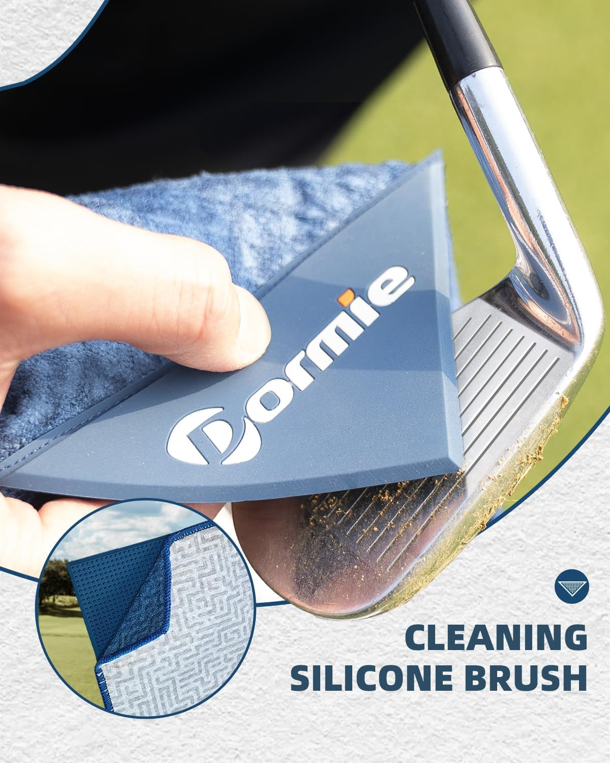 Golf Magnetic Towel - Premium Ultra-Absorbent Microfiber Golf Towel with Magnet for Golf Carts or Clubs
