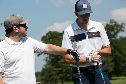 Bender - Mens Golf Glove, Durable Leather Golf Gloves, Unique Golf Gloves - Left-Hand Glove (Worn on the Left Hand/For Right-Handed Golfers)