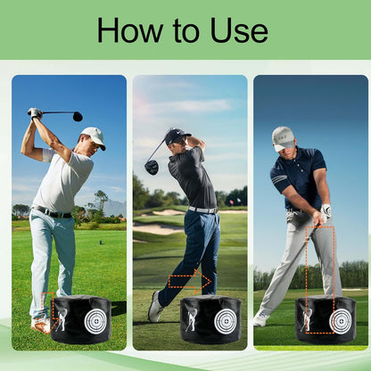 Golf Impact Bag Golf Hitting Bag Hitting Bag Golf Impact Power Smash Bag Swing Training Aids Waterproof Durable