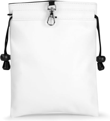 US Patriotism Golf Valuables Pouch Bag with Drawstrings | Premium Faux Leather Golf Tee Pouch Accessorries for Men