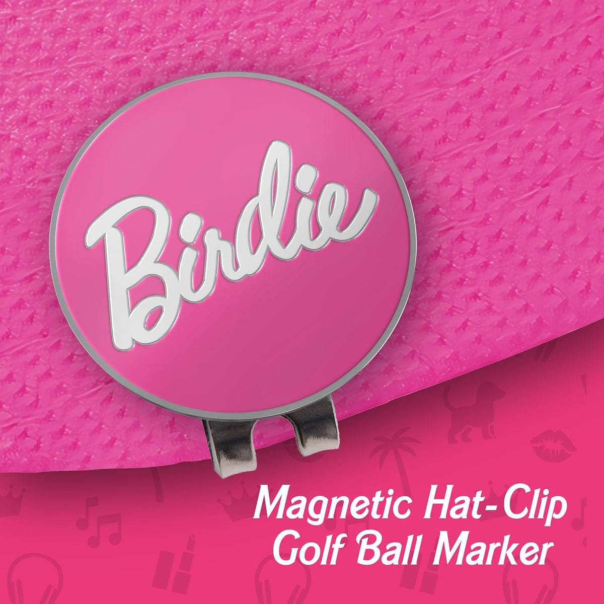 Ball Marker - Birdie Funny Hat-Clip Golf Ball Marker for Women | Parody Magnetic Ladies Golf Ball Marker - Funny Golf Accessories - Essential Golf Gift for Women