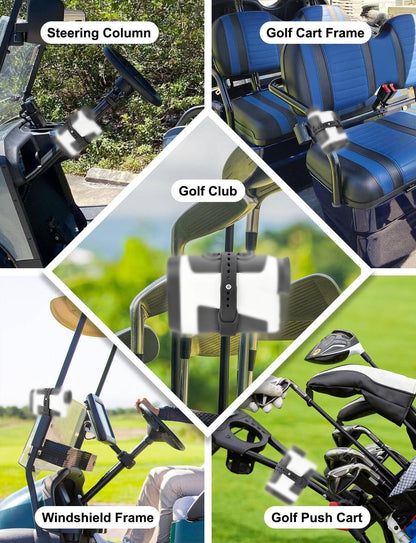 Golf Rangefinder Magnetic Strap Holder with Strong Magnet | Adjustable Slim Range Finder Wrap, Golf Cart Mount, Easy Access & Clean