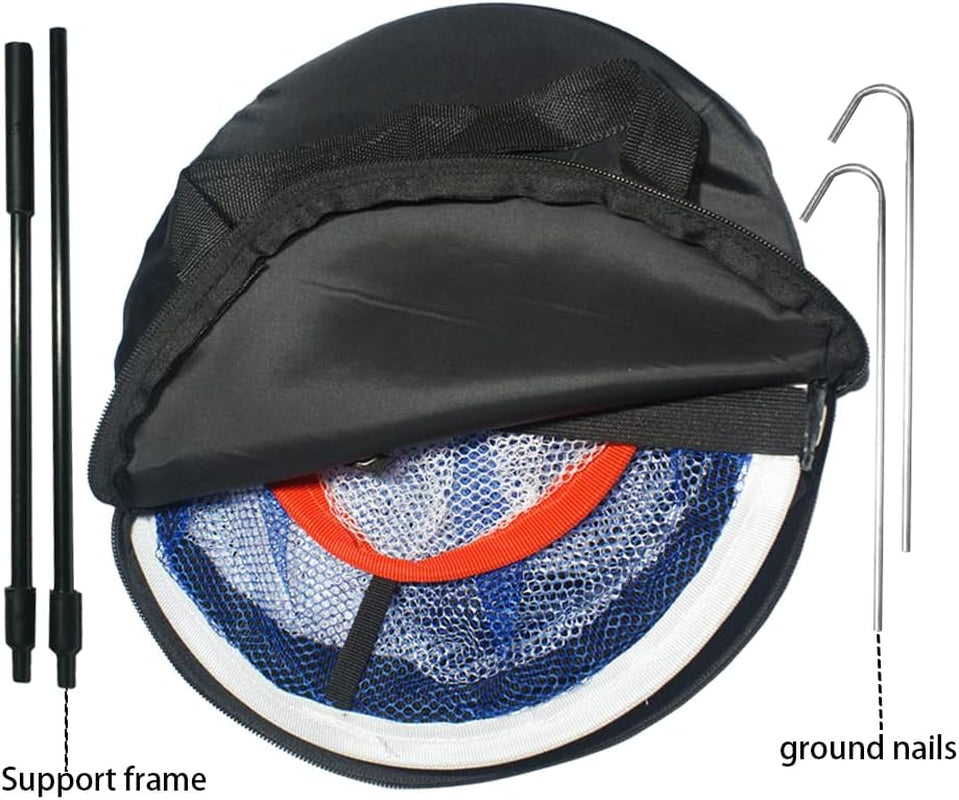 Golf Chipping Net | Pop up Nylon Practice Net | Indoor/Outdoor Foldable Golf Net with Storage Bag for Swing Accuracy Practice